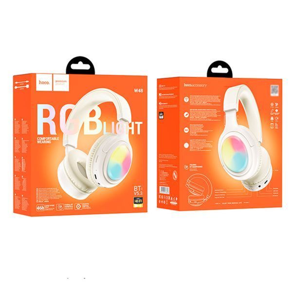 Навушники Big Bluetooth Hoco W48 white 37082 фото