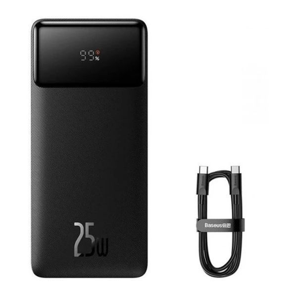 Power bank 20 000 mAh Baseus Bipow Digital Display Fast Charge 25W black 39578 фото