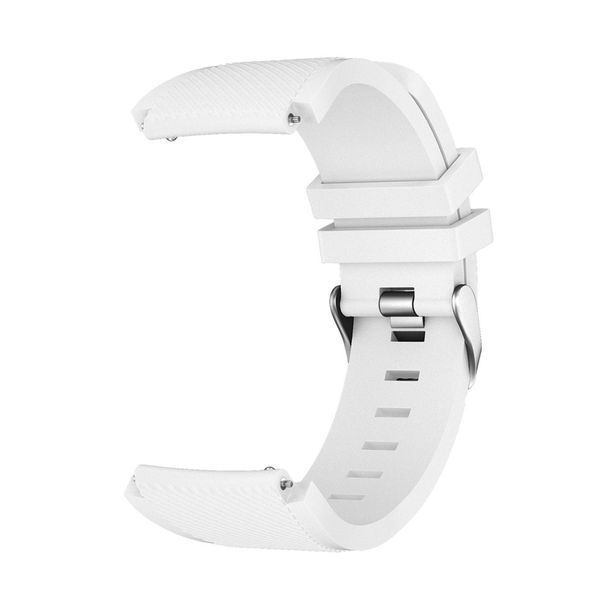 Універсальний ремінець 20mm silicone white 28605 фото