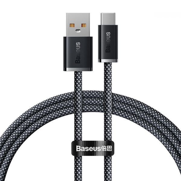 USB Cable Baseus Dynamic Fast Charging Type-C 100W (1m) slate gray 37221 фото