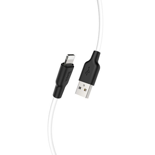 USB Cable Hoco Lightning X21 2.4A 1m white 19791 фото