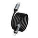 Cable Hoco Type-C to Lightning U148 display PD27W 1m black 44876 фото 4
