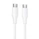 Cable Hoco Type-C to Type-C X124 60W/3A 1m white 45632 фото 3