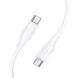 Cable Hoco Type-C to Type-C X124 60W/3A 1m white 45632 фото 2