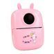 Портативний дитячий термопринтер Mini D7 Rabbit pink 36709 фото 2