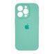 Silicone case Full Camera iPhone 12 Pro Max turquoise 34999 фото
