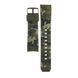 Універсальний ремінець 22mm silicone Camouflage №2 black-green 40796 фото