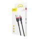USB Cable Baseus Cafule Type-C 2A (2m) red/black 46674 фото 1