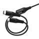 USB Cable Hoco X123 2 in 1 Type-C/Lightning to Type-C 1m black 44463 фото 3