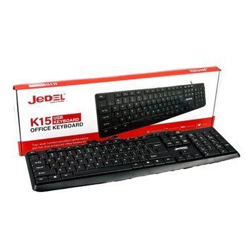 Клавіатура JEDEL K15 black 44354 фото