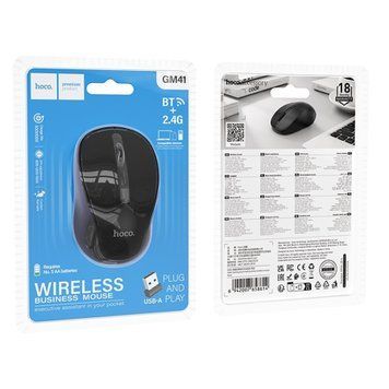 Мишка Bluetooth Hoco GM41 black 07407 фото