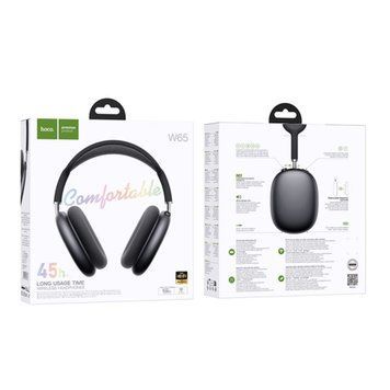 Навушники Big Bluetooth Hoco Apple AirPods W65 black 41328 фото