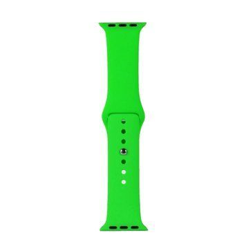 Ремінець Apple watch 42/44/45mm silicone neon green 28603 фото