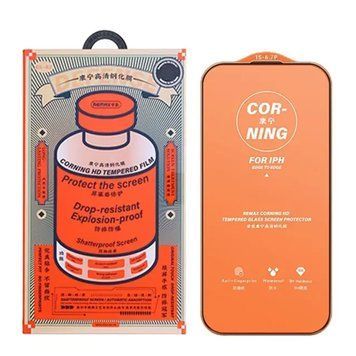 Скло Remax Corning HD GL-83 iPhone 16 Pro black 41190 фото