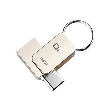 USB - Type C Flash 128 GB T&G 104 3.0 Metal Silver 3.0 25450 фото