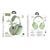 Навушники Big Bluetooth Hoco Apple AirPods W35 AIR green 39695 фото