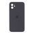 Silicone case Full square close camera iPhone 11 space gray 10834 фото