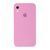 Silicone case Full square close camera iPhone Xr pink 29823 фото