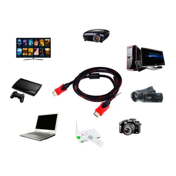HDMI HDMI 1.4V OD 7.0 1.5 m black 46915 фото
