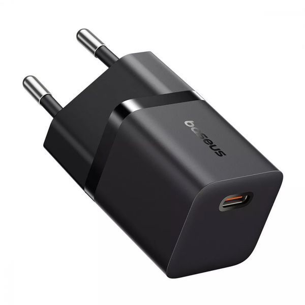 МЗП Baseus GaN5 Mini 25W (1USB-C) + cable Type-C to Type-C (1m) black 41766 фото
