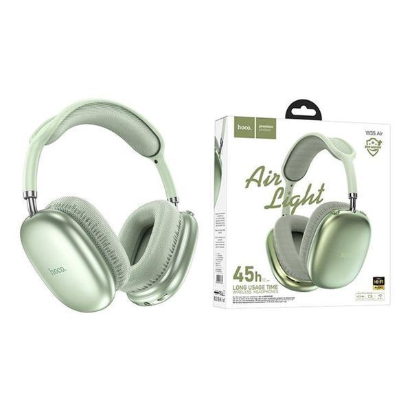 Навушники Big Bluetooth Hoco Apple AirPods W35 AIR green 39695 фото