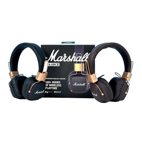 Навушники Big Bluetooth Marshall Major V RGB black 00841 фото