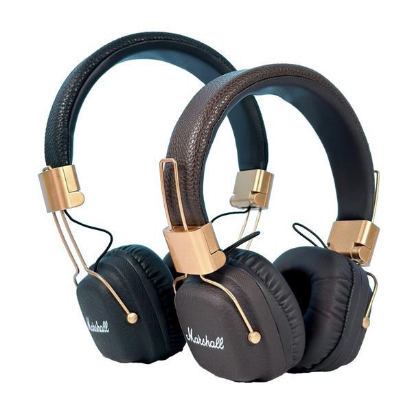 Навушники Big Bluetooth Marshall Major V RGB black 00841 фото