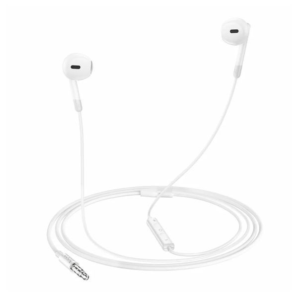 Навушники Hoco М109 (не вакуум) + мік white 32613 фото