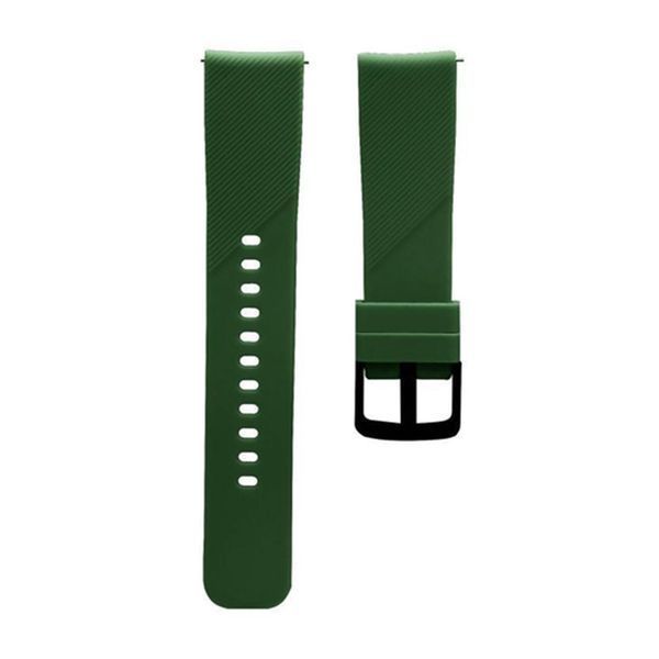 Універсальний ремінець 22mm silicone cyprus green 32054 фото