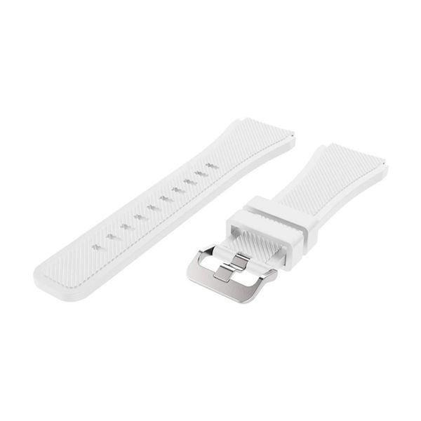 Універсальний ремінець 22mm silicone white 28677 фото