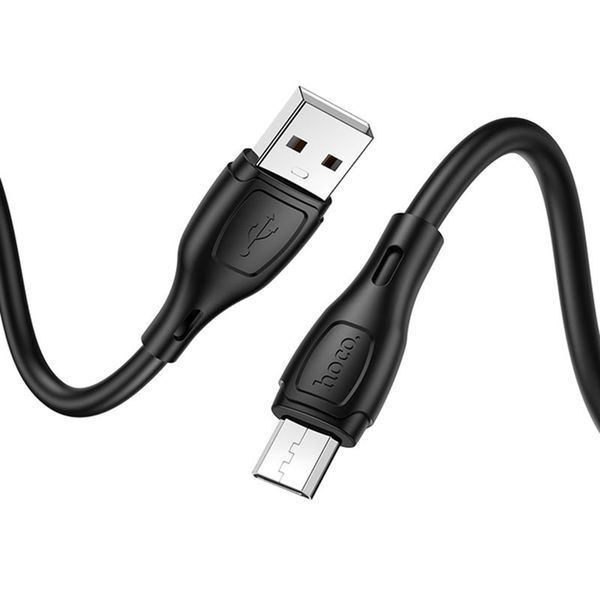 USB Cable Hoco Micro usb X61 2.4A 1m black 34064 фото