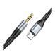 AUX Hoco UPA22 3.5 to Type C 1m black 32578 фото 2