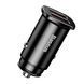 АЗП Baseus Square Metal QC 3.0 30W 2USB black 26665 фото 2