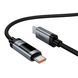 Cable Hoco Type-C to Type-C U148 display 240W 1m black 44877 фото 3