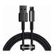 Кабель Baseus Tungsten Gold Fast Charging Lightning 2.4A (2m) black 19320 фото 1