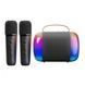 Колонка Bluetooth K21 2 мікрофони дитяче караоке black 44415 фото 1