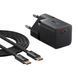 МЗП Baseus GaN5 Mini 25W (1USB-C) + cable Type-C to Type-C (1m) black 41766 фото 2