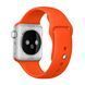 Ремінець Apple watch 42/44/45mm silicone hot orange 34714 фото 2