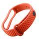 Ремінець Xiaomi Mi Band 5/6 romb orange 03584 фото 2