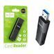 Сard reader Hoco HB20 3.0 Micro/Micro SD black 34503 фото 3