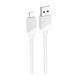 USB Cable Hoco Lightning X107 2.4A 1m white 38438 фото 2