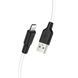 USB Cable Hoco Lightning X21 2.4A 2m white 21268 фото 3