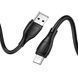 USB Cable Hoco Micro usb X61 2.4A 1m black 34064 фото 2