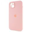 Silicone case Full camera iPhone 15 pink sand 38265 фото