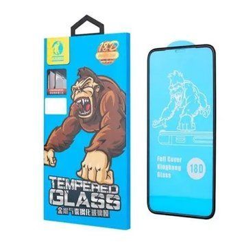 Скло KING KONG iPhone 7/8 black з бортиками 03361 фото