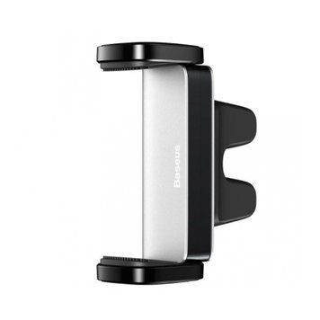 Автомобільний тримач Baseus Steel Cannon Air Outlet Car Mount silver 20328 фото