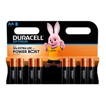 Батарейка Duracell LR06 KPD 08*10 Optimum ( упаковка 8 шт, ціна за 8 шт) 19927 фото