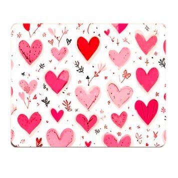 Килимок для мишки 23x18 Heart white 46069 фото