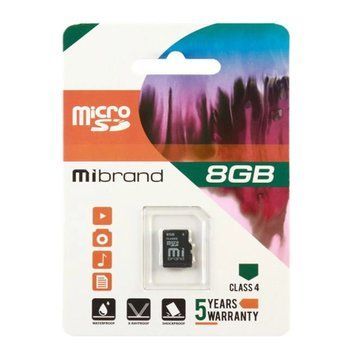 MicroSD 4GB Mibrand Class 6 24018 фото