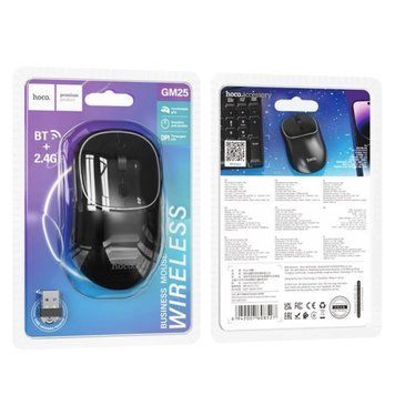 Мишка Bluetooth Hoco GM25 black 34690 фото